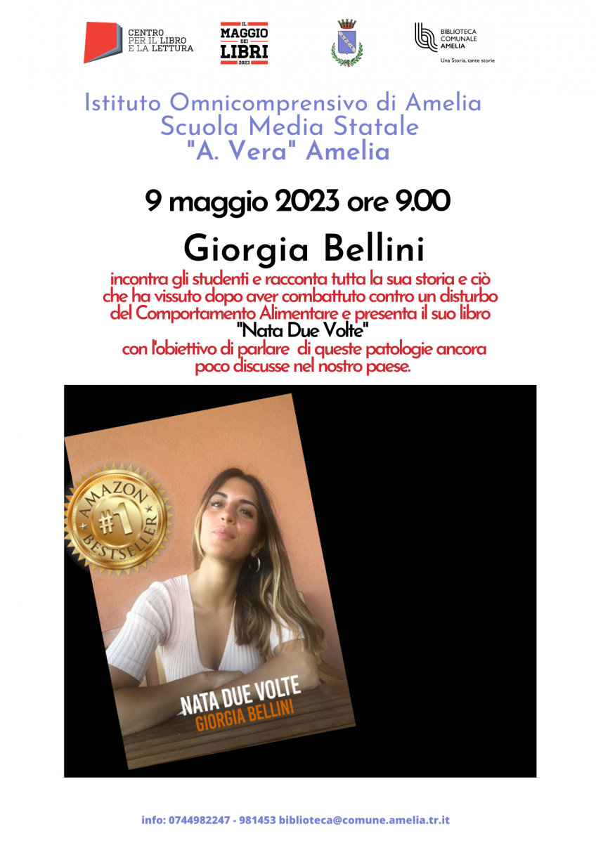 Save the Date: 9 maggio con Giorgia Bellini